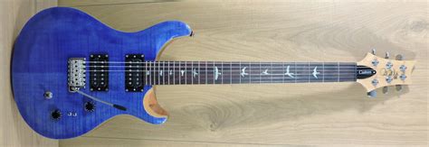 Prs Se Custom 24 08 Faded Blue Langley Guitar Centre