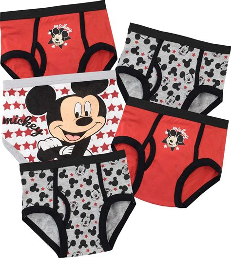 Disney Biancheria Intima delle Ragazzi Mickey Mouse Confezione da 5: Amazon.it: Abbigliamento