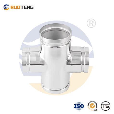 Ruoteng 304 306 Stainless Steel Pipe Fittings 90 Degrees Grooved