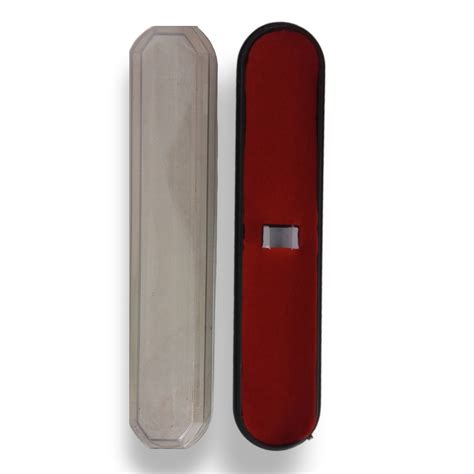 Customized Acrylic Ballpen Case With Velvet Cloth