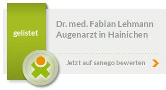 Dr Med Lehmann Augenarzt In Hainichen Sanego