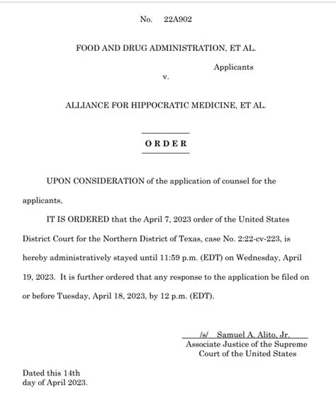 Brad Howard On Twitter Rt Gregstohr Breaking Alito Puts Five Day