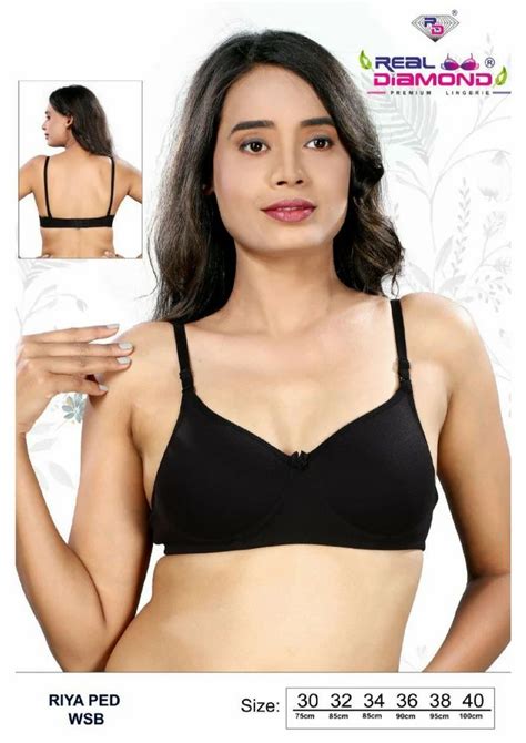 Plain Cotton Blend Soft Padded Bra At Rs 234 Piece In Ahmedabad Id