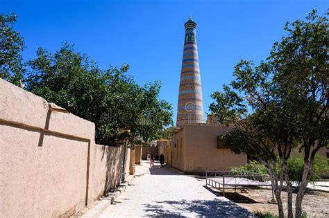 Architecture of Khiva city stock photo. Image of muslim - 252210718