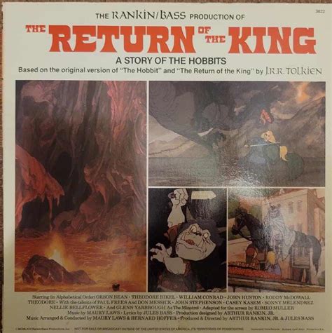 Tolkien Visual Collecting Guide Tolkien Theme Rankin Bass Return Of The King Movie