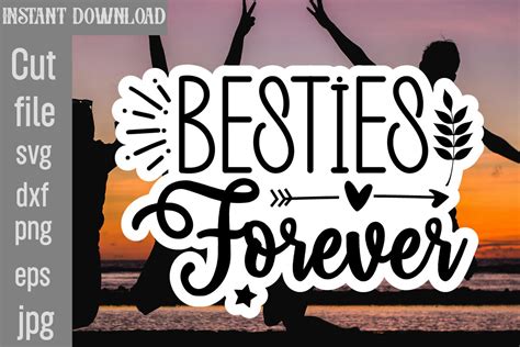 Besties Forever SVG Cut File Graphic By SimaCrafts Creative Fabrica