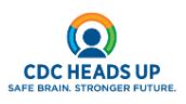 CDC Heads Up Concussion Training Instructions