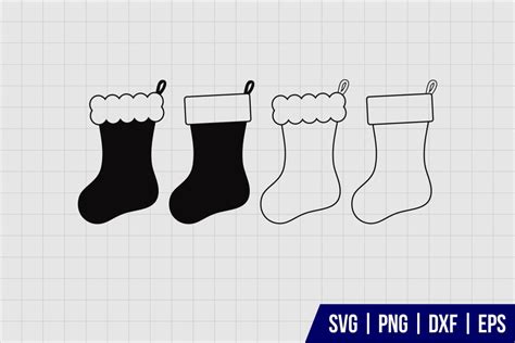 Christmas Stocking SVG Bundle - Gravectory