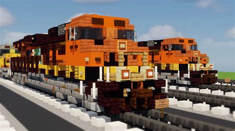 Minecraft Bnsf Es Ac Gevo Train Tutorial Th Anniversary Youtube