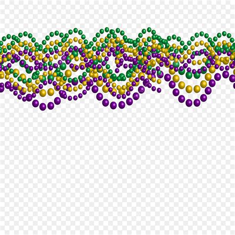 Mardi Gras Beads Vector Art Png Mardi Gras Beads Colorfull Mardi Gras