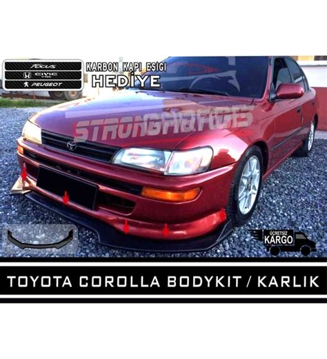 Toyota Corolla Efsane Kasa N Tampon Eki Bodykit Karl K Lip