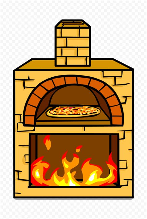 HD Cartoon Vector Pizza Oven PNG Citypng