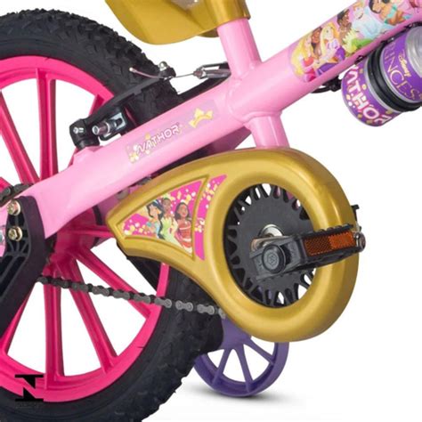 Bicicleta Infantil Aro 16 Nathor Princesas em Promoção na Americanas