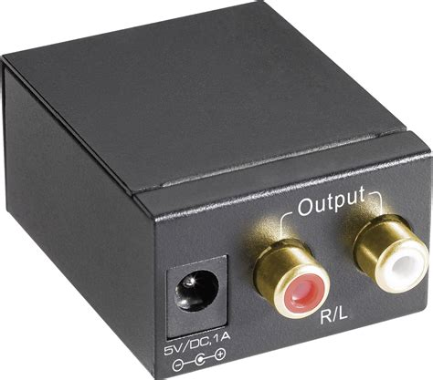 SpeaKa Professional AV Convertisseur SP DAC TKC Toslink RCA numérique