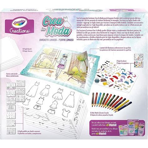 Crayola Creations Crea La Moda Lavagnetta Luminosa Solletico