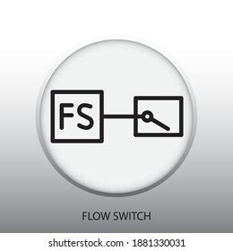 Symbol Flow Switch Vector Illustration Symbol Stock Vector (Royalty ...