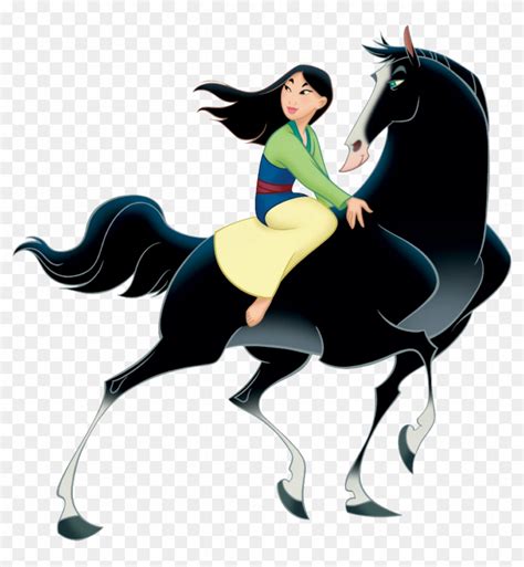 Mulan And Her Horse, Khan - Disney Mulan Background, HD Png Download ...