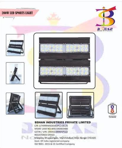 BSHAN Model Name Number Gold200 200w Led Sports Flood Light At Rs 8580