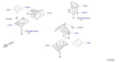 Nissan Titan Engine Mount Bracket Right 11232 ZV00A Murfreesboro