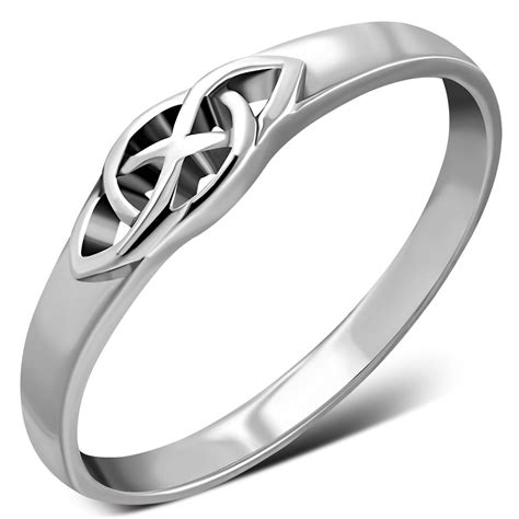 Celtic Knot Ring Celtic Loop Cast Hallmarked 925 Sterling Etsy UK