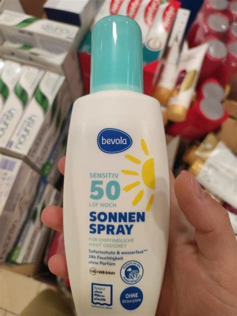 Bevola Sensitiv 50 LSF Hoch Sonnenspray Fur Empfindliche Haut Geeignet