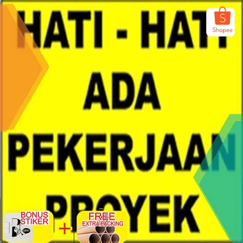 Jual Promo Rambu Hati Hati Kurangi Kecepatan Ada Pekerjaan Proyek