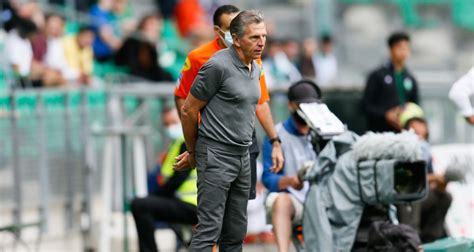 Asse Fc Lorient 1 1 La Réaction De Puel Après Le Match Nul Des Verts