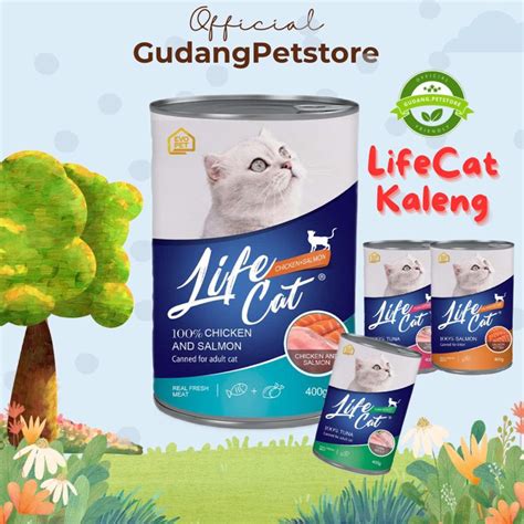 Jual PROMO LIFE CAT KALENG Adult Kitten 400gr Lifecat Wet Food Makanan