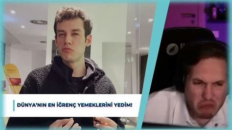 RRaenee DÜNYANIN EN İĞRENÇ YEMEKLERİNİ YEDİM izliyor orkunisitmak