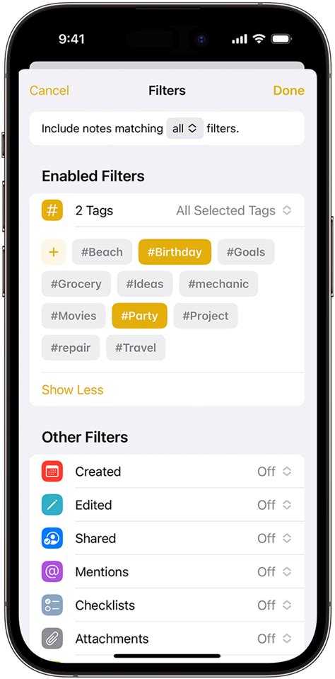 Use Tags And Smart Folders In Notes On Your Iphone And Ipad Apple Support
