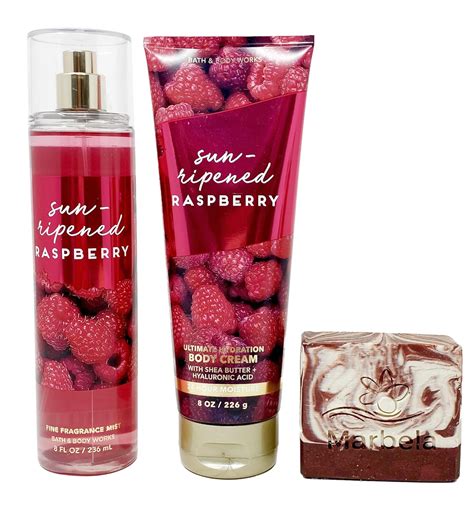 Amazon Bath Body Works Sun Ripened Raspberry 2 Gift Set Fine