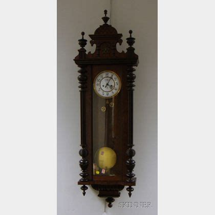 Sold At Auction Walnut Vienna Regulator Wall Clock By Gustav Becker