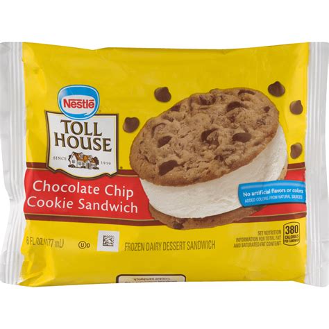 Toll House Ice Cream Sandwich Calories