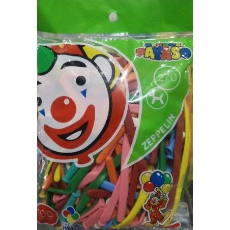 GLOBO FIGURAS PAYASO ZEPELLIN 270 C 100 BOLSA 058010