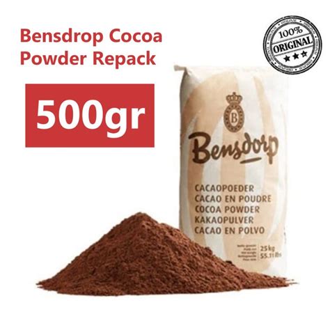 Jual Bensdrop Bubuk Cokelat Gr Bensdorp Pure Cocoa Powder Coklat