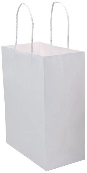 X X White Paper Bag With Handles Jumbo Lb Gbe