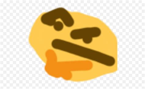 Thonk Thinking Face Emoji Know Your Meme Thinking Emoji Meme Png