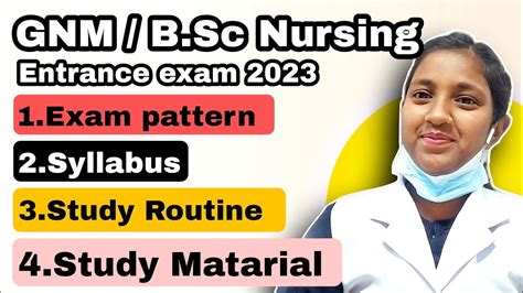 Gnm Bsc Nursing Entrance Exam Ki Tayari Kaise Kare Exam Pattern