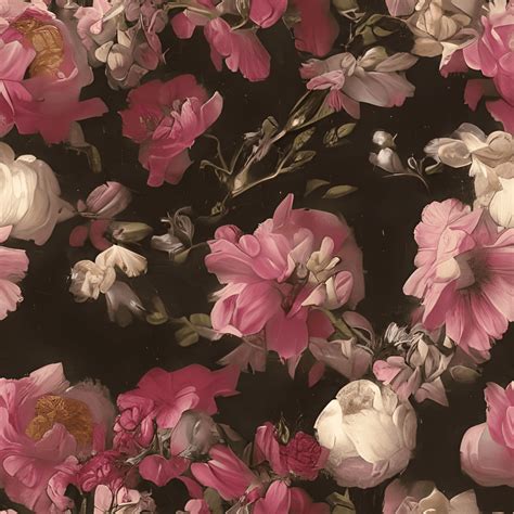 Moody Renaissance Flowers By Rachel Ruysch Creative Fabrica