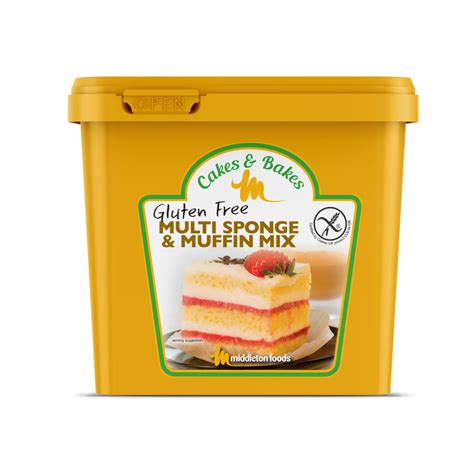 Gluten Free Multi Sponge And Muffin Mix Middleton Foods