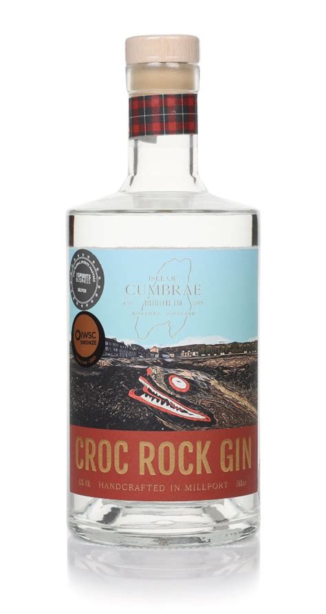 Isle Of Cumbrae Croc Rock Gin 70cl Master Of Malt