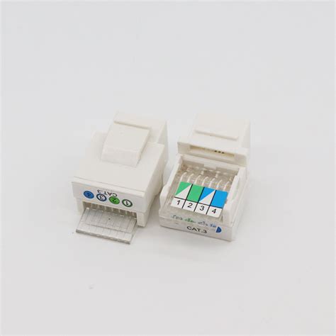 Wholesale RJ11 RJ12 Cat3 UTP 6P4c Toolless KEYSTONE JACK TELEPHONE