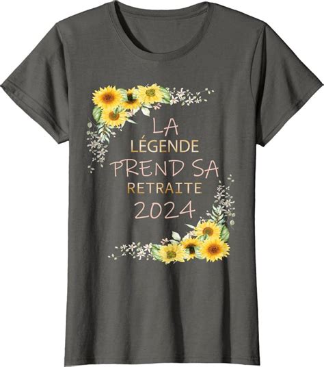 La Légende Prend Sa Retraite 2024 Humour T Shirt vendu par Jade Yoda