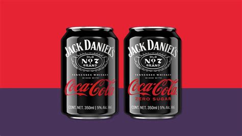 Jack Daniels Coca Cola Release Pre Mixed Cocktail Collaboration Brand