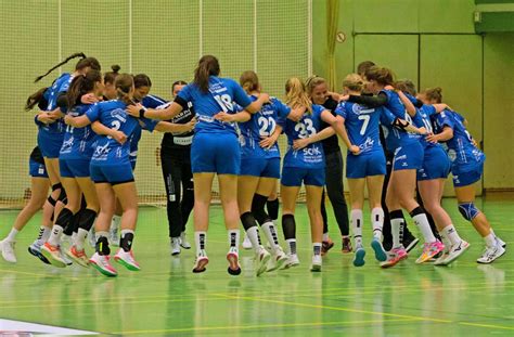 Handball Württembergliga Frauen HSG Böblingen Sindelfingen feiert den