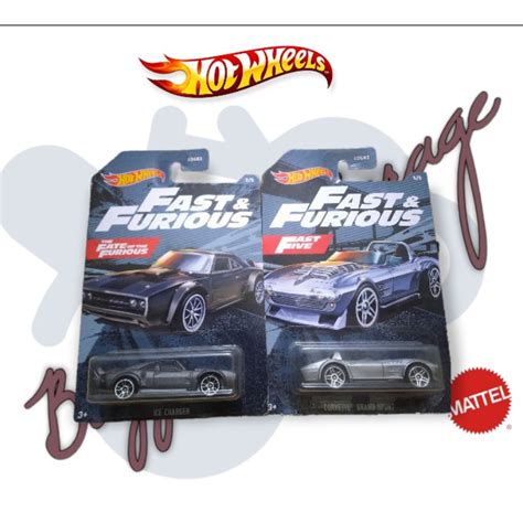 Jual HOT WHEELS FAST FARIOUS ICE CHARGER CORVETTE GRAND SPORT