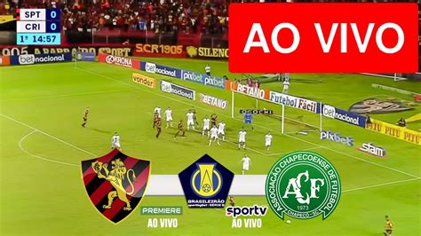 SPORT X CHAPECOENSE AO VIVO IMAGENS JOGO DE HOJE ASSISTA AGORA