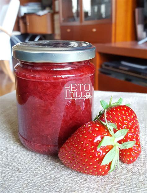 Marmellata Di Fragole Senza Zucchero Con Eritritolo Ketomilla