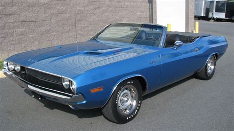 B Blue Challenger Convertible A Code Cubic Inch Engine