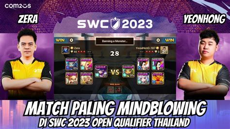 Diluar Nalar Match Ter Mind Blowing Di Swc Open Qualifier